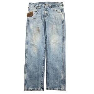 Vintage Y2K Riggs Workwear Denim Blue Jeans Regular Straight Fit Men’s 32x30